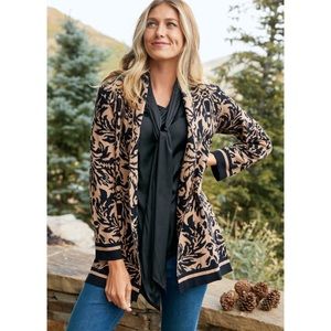 Soft Surroundings Westcourt Cardigan Sweater Petite S